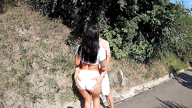 Claudia pussy, huge melons licking, latina cum inside me, accidental latina creampie, braces licking