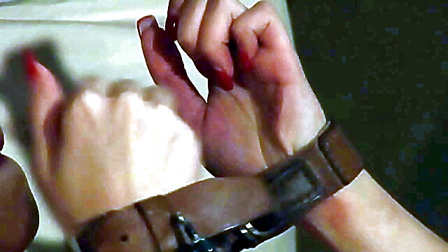 Bondage mistress lesbian, femdom bondage orgasm, handcuffed slaves, lesbian slave punishment, domination and punishment