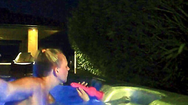 You tub clips, hot tub amateur, dildo blondes busty, outdoor amateur orgasm, big boobs blonde orgasm