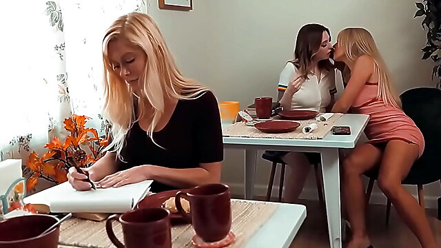 Blonde young lezzies, free sexy milf lesbian, facesitting and pussy masturbation hot video, blonde milf seduce by, big tits lesbian waitress